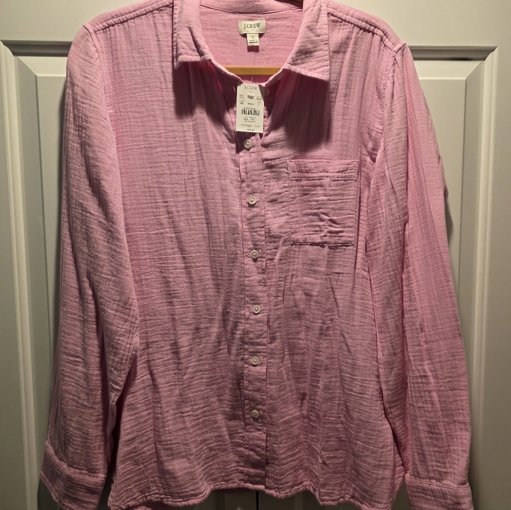 Pink DOUBLE Gauze Shirt